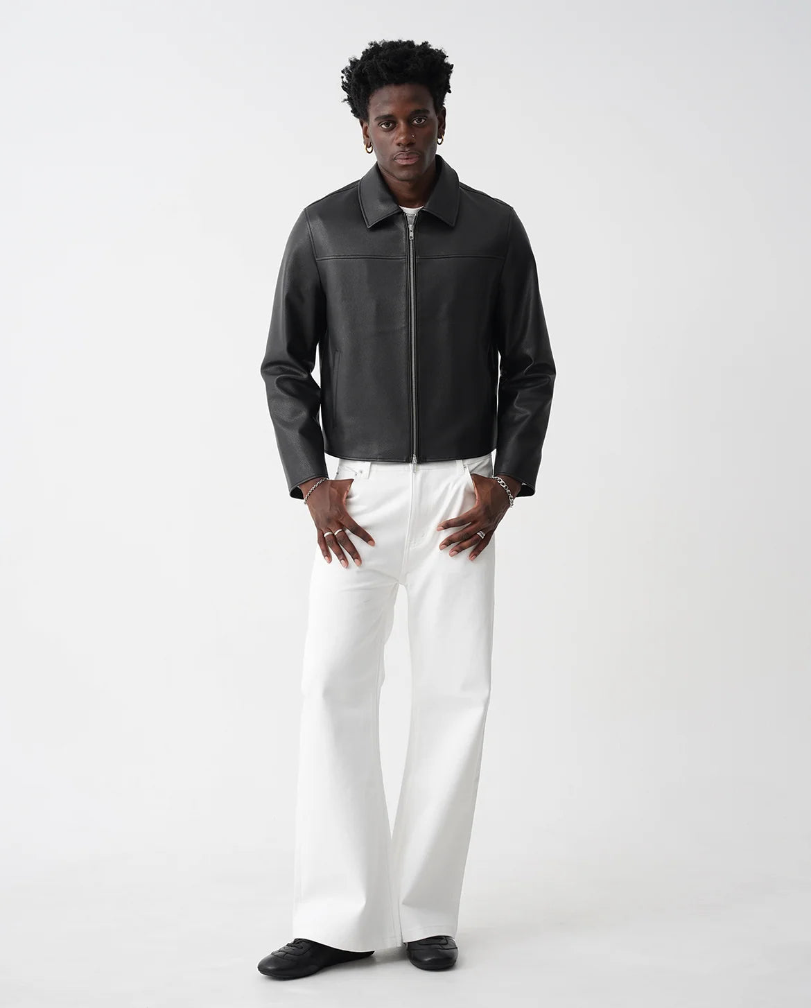 Raw Selvedge Bootcut Jeans - White