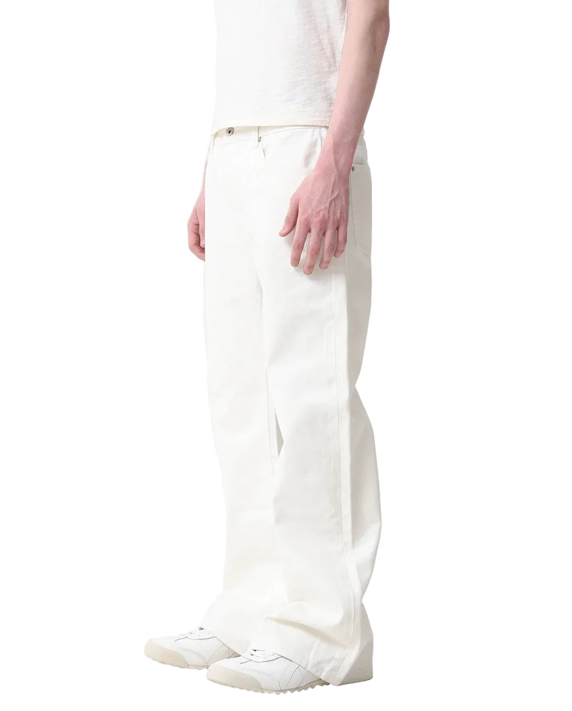 Raw Selvedge Bootcut Jeans - White