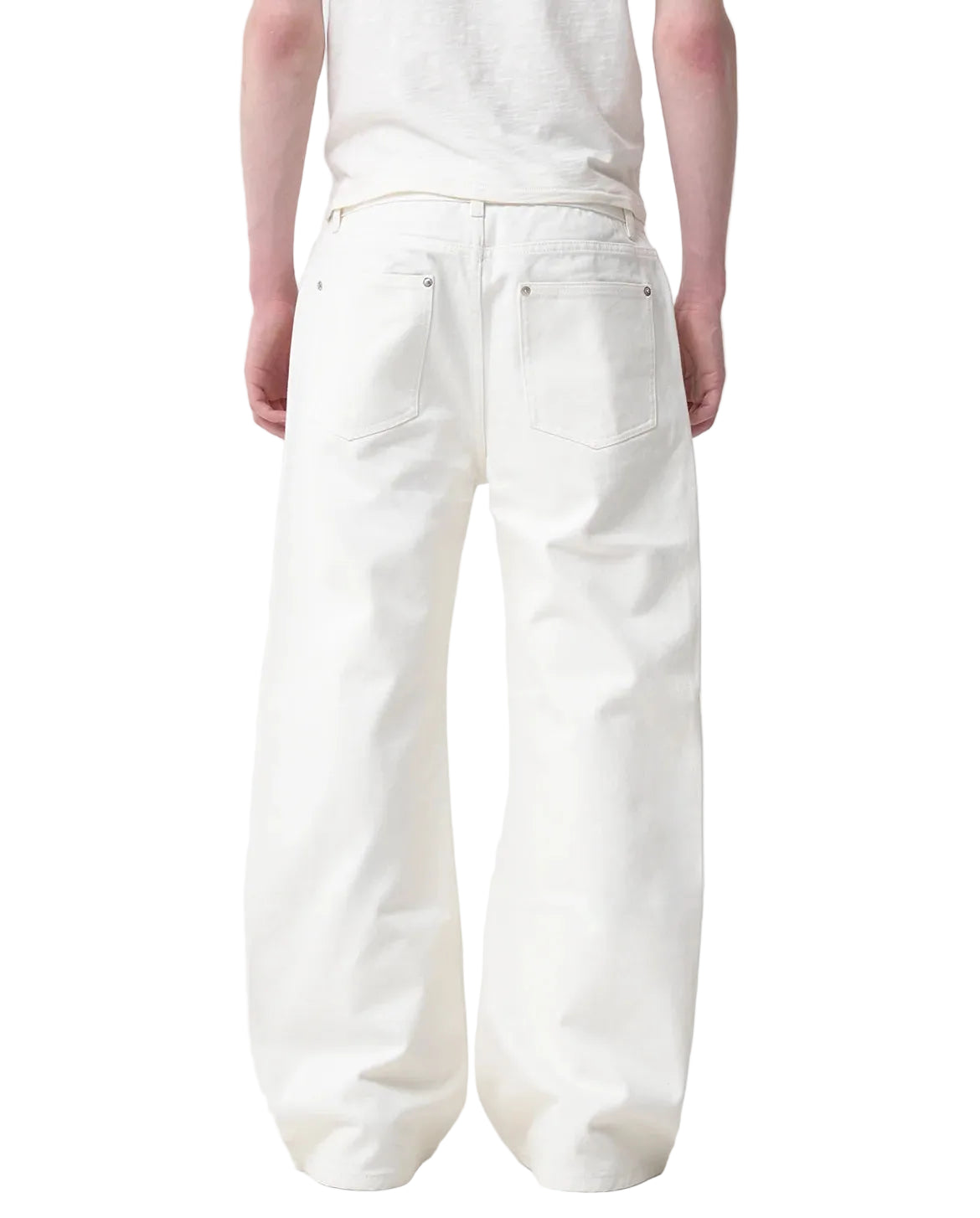 Raw Selvedge Bootcut Jeans - White