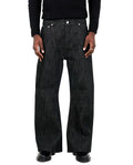 Raw Selvedge Bootcut Jeans - Black